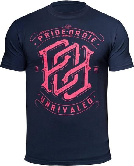 PRiDE or DiE Unrivaled T Shirts Zwart Rood