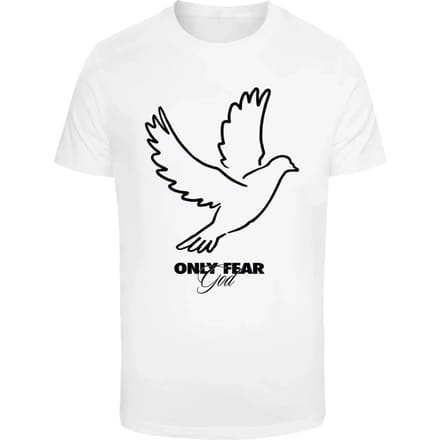 Mister Tee - Only Fear God Heren Tshirt - S - Wit