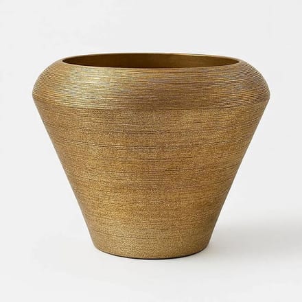Colmore by Diga-vaas-Katoengoud M-Metaal-31x31x28cm