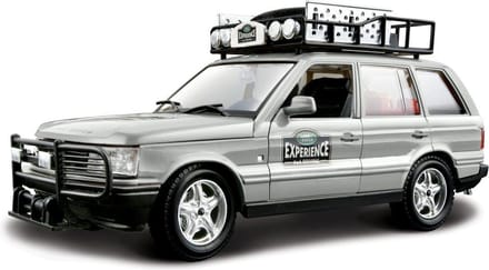 Bburago Range Rover Safari - Modelauto - Schaal 1:24 - Zilver