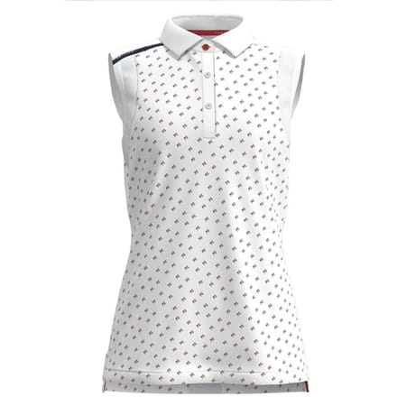 Forelson Dames/Dames Buckland Patroon Poloshirt (Wit)
