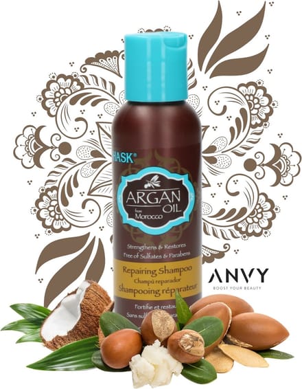 Hask Shampoo Argan Oil Repairing Shampoo Travelsize