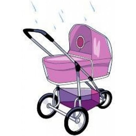 Babsana Regenhoes Voor Kinderwagen - Transparant