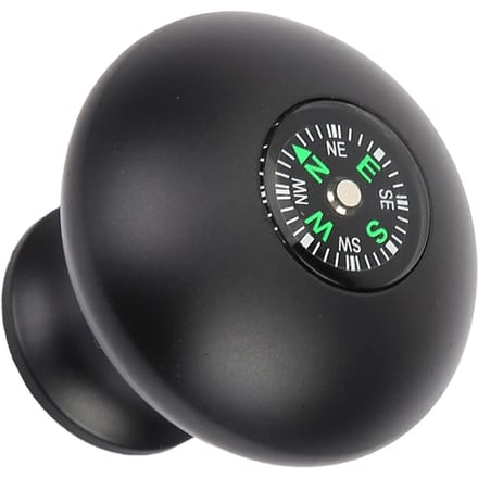 Bâton de trekking universel pour extérieur, monopode, trépied, poignée avec boussole black
