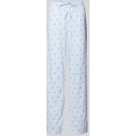 Pyjamabroek met print van viscose