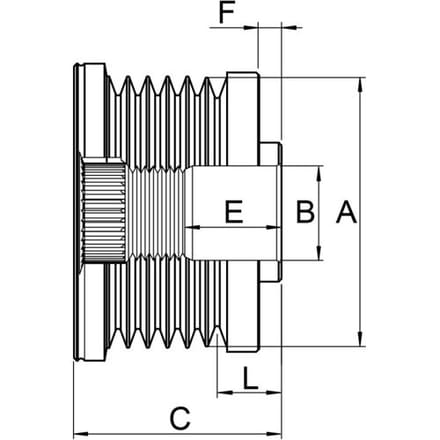 Generator vrijloop HC-CARGO F 032 332 486