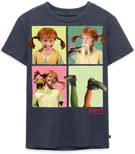 Pippi Langkous Portretten Van Pippi Premium T Shirt Kinderen