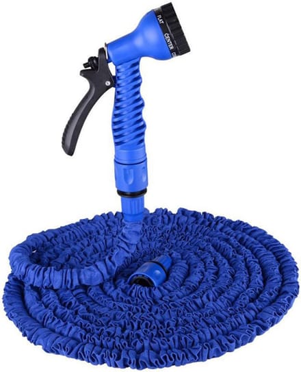 Flexibele Tuinslang - Uittrekbare Slang - Tuin Besproeien - Automatisch Krimpend - 45 Meter - Blauw