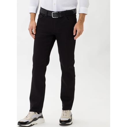 BRAX Heren Jeans Broeken regular/straight Fit Zwart 40W / 30L Volwassenen