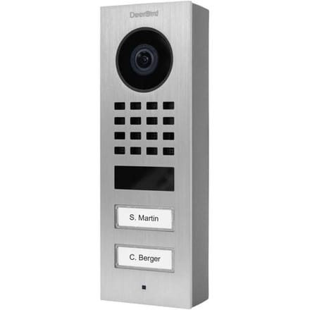 DoorBird D1102V Aufputz Buitenunit voor Video-deurintercom via WiFi WiFi, LAN RVS V2A (geborsteld)