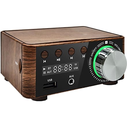 BT 5.0 Digitale Eindversterker 2x50W Dual Channel Audiosysteem Verliesloze Stereo Sound Receiver Box US Plug