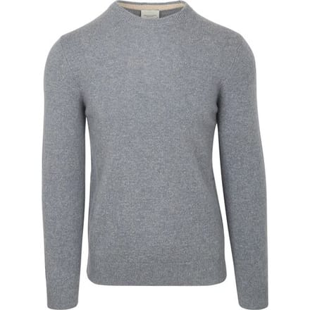 Profuomo Pullover Wol Blend Blauw - Maat M - Heren - Pullovers