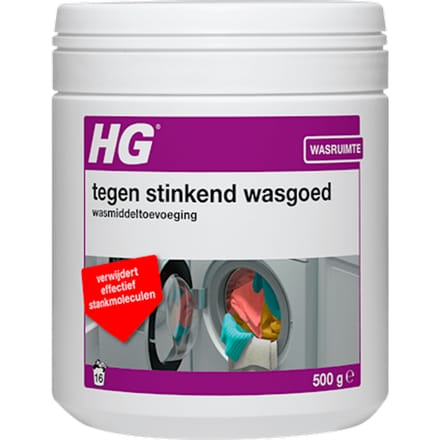 HG tegen stinkend wasgoed wasmiddeltoevoeging 500gr
