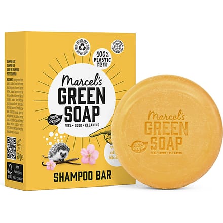 Marcel's Green Soap Shampoobar Vanilla & Cherry Blossom - 90 gr