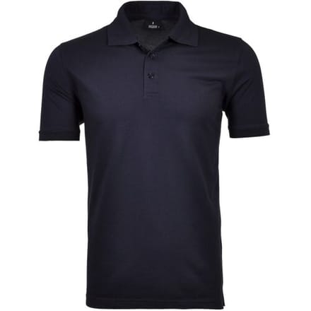 Ragman Piqué Poloshirt Uni No Logo Marine / male