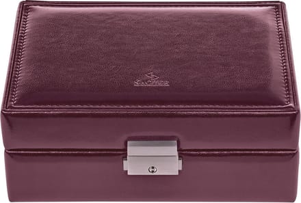 Sacher Sieradendoos New Classic Jewellery Case Britta Bordeaux Wijnrood