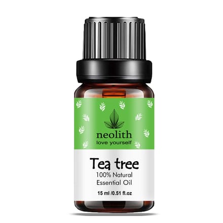 Neolith Australian Tea Tree etherische olie, 100% NATUURLIJK & PURE, 15ML, VOOR ACNE, GEZICHT, HUID & HAAR 15 ML thee groene kleur