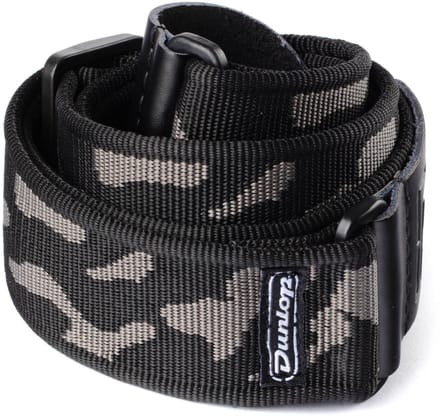 Dunlop D38-10GY Gitaarband Camouflage Grijs