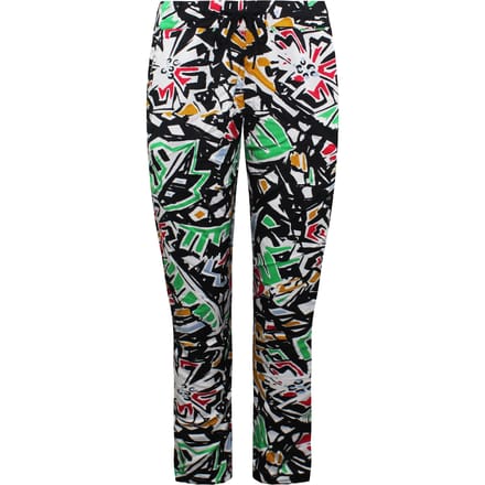 Vans Off The Wall Taillekoord Multicoloured Broek met print voor dames V5IZBLK