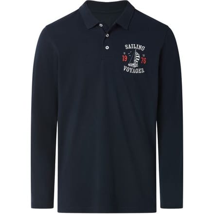 ESMARA MEN Heren polo (Marineblauw, M)