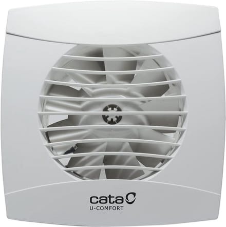 Badkamerventilator High-Performance Turbine met Terugslagklep Wit