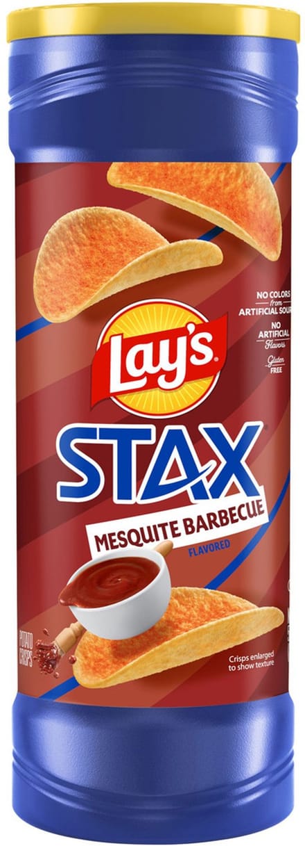 Lay's Stax Mesquite Barbecue (11 x 156g)