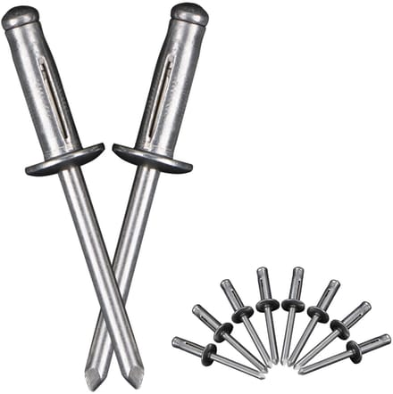 Blindklinknagels 100 stuks - Koepelkopklinknagels - Aluminium - 4,8