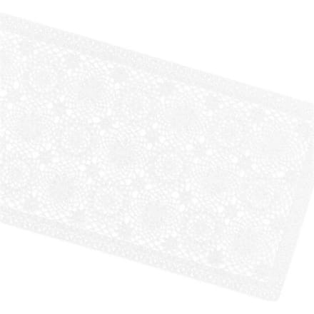 Unique Living | tafelloper amira vinyl 40x150cm white