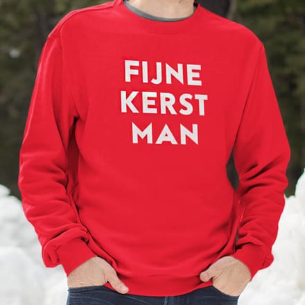 Foute Kerst Trui Rood Fijne Kerst Man S