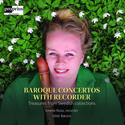 Emelie Roos & Höör Barock - Baroque Concertos With Recorder (CD)