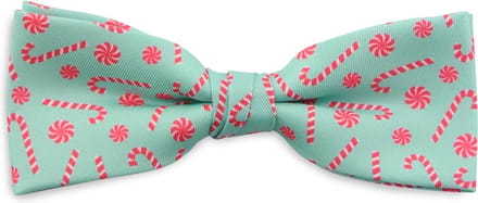 We Love Ties - Strikken - Strik Candy Cane - mintgroen / koraalrood