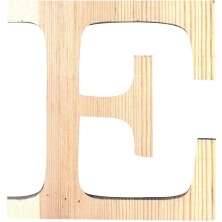 Artemio houten letter E 19 cm