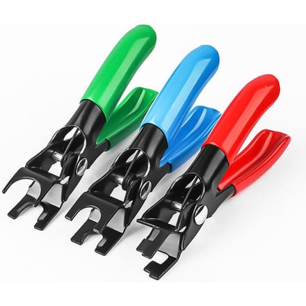 3 STKS Auto Automotive Waterslang Brandstofleiding Klemtang Striptang Bundel Klem Platte Band blue