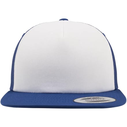 Flexfit - Foam Trucker with White Front roy/wht/roy one size Trucker pet - Blauw/Wit