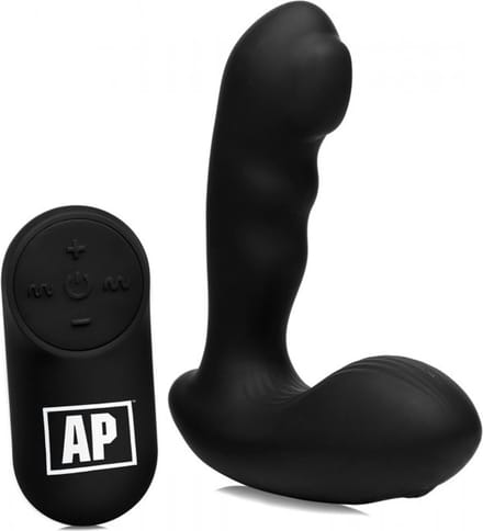 Alpha-Pro P-Milker Prostaat Vibrator Met Bewegende Kraal