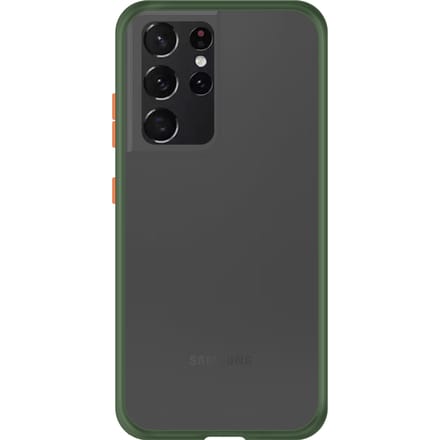 Samsung Galaxy S21 Ultra Back Cover - Groen/Transparant