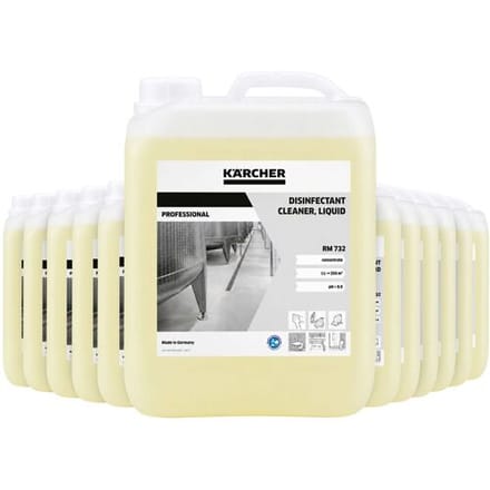 (12 stuks) Kärcher desinfectiereiniger RM 732 - vloeibaar - 5 liter
