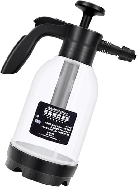 Schuim Spuit - Druk Sproeier - Auto Wassen - Dubbele Functie - 2 Liter - Grijs