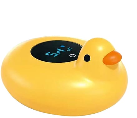 Badthermometer Kinderen - Waterthermometer Baby - Veilig Baden - Realtime Meting - 12 cm - Eend-geel