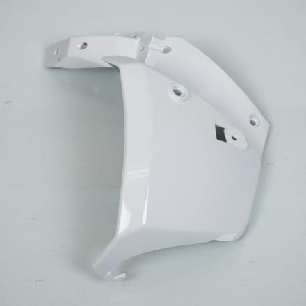 Cache latéral gauche blanc brillant P2R pour scooter Peugeot 50 Trekker Neuf