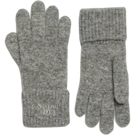 Superdry - Geribde gebreide handschoenen - Dames - Handschoenen