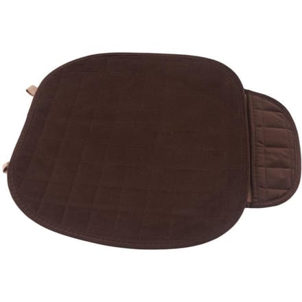 Coussin avant de voiture de couleur unie, Simple et confortable, antidérapant, respirant One Size café