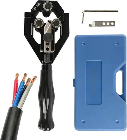 Striptang - Krimptang Snijder - Elektrisch Werk - Geïsoleerd Gereedschap - 22-40 mm - Uniek