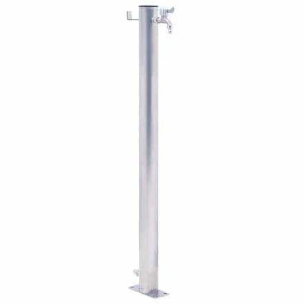 vidaXL - Waterzuil - rond - 60 - cm - roestvrij - staal