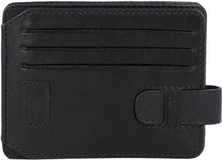 Picard Authentiek Creditcardetui Leer 10,5 cm - 6 Sleuven - schwarz