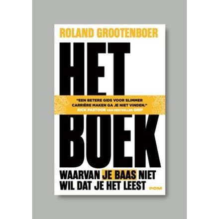 Het Boek Waarvan Je Baas Niet Wil Dat Je Het Leest - Roland Grootenboer