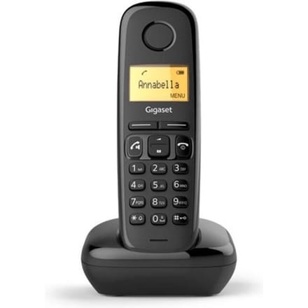 Gigaset A270 - Single DECT telefoon - Handsfree functie - amber verlicht display - zwart