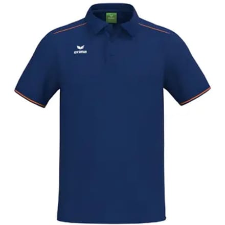 Erima Cmpt 3 Wings Polo Heren - New Navy / Oranje | Maat: S