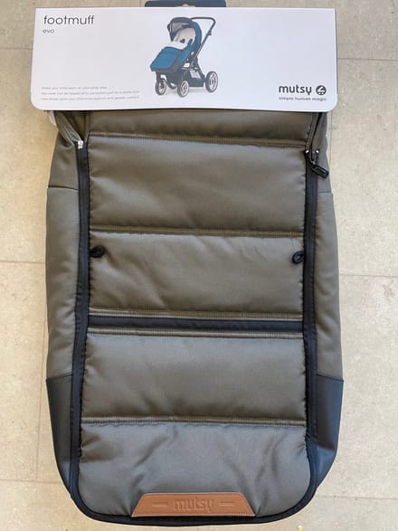 Mutsy - Evo - Voetenzak - Olive Green - Grijs - Voor Kinderwagen