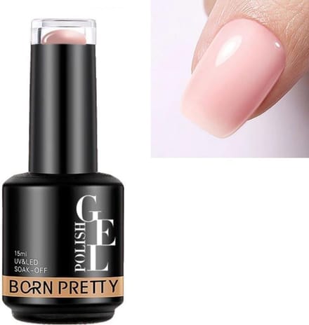 Born Pretty - Rubber base - 1 stuk - HEMA-vrij - Rubberbase - Rubber base gellak - Rubber base coat - Rubber base gel - Rubber base coat gel - Rubberbase set - Rubber base set
